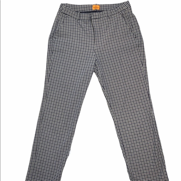 Check Pattern Fall Themed Pants - Picture 1 of 5